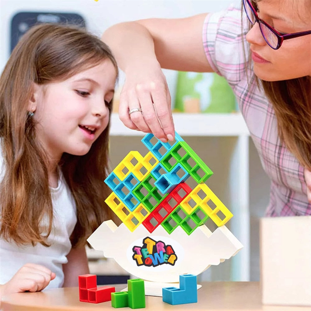 Maren | Torre de Equilíbrio Puzzle | Jogo de Construção 3D | Blocos Coloridos