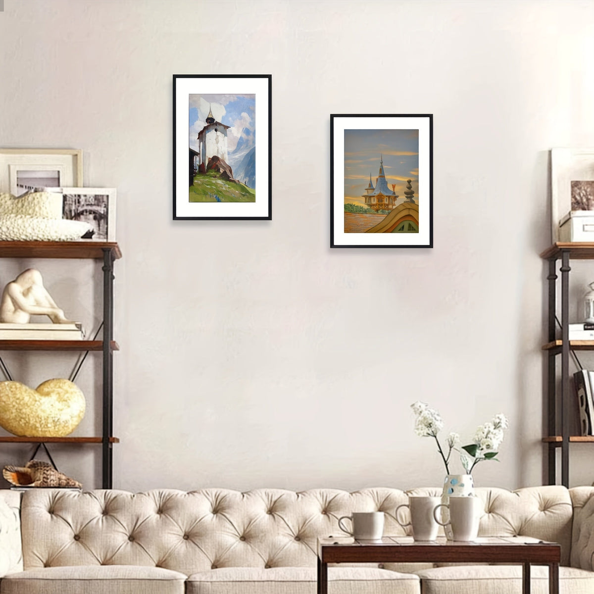 Xena | Moldura para Foto | Decoração de Parede e Mesa, Preta | 1 ou 3 Peças