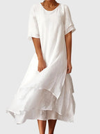 Jolie | Vestido Feminino Decote Aberto Corte Fluido