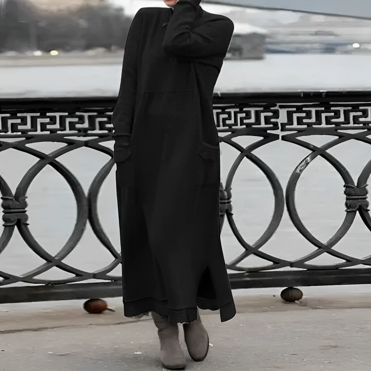 Dahlia | Vestido de Inverno Feminino Malha Midi