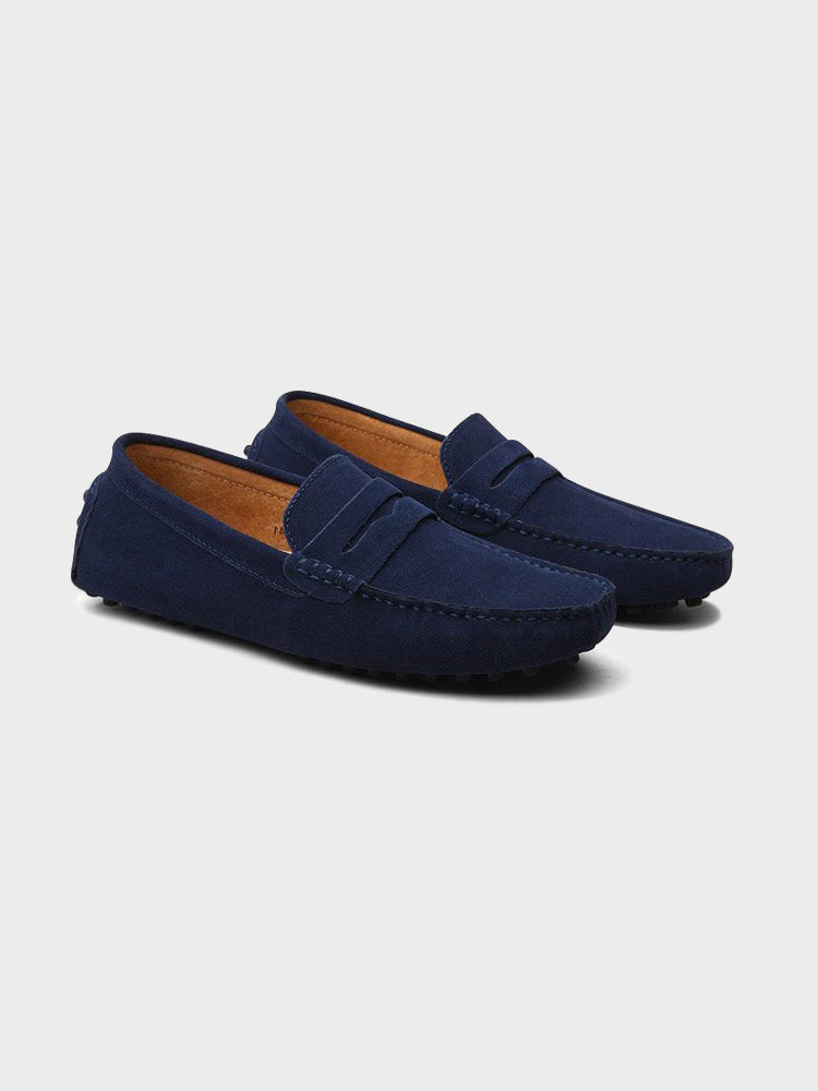Lux | Mocassins Camurça Slip-On