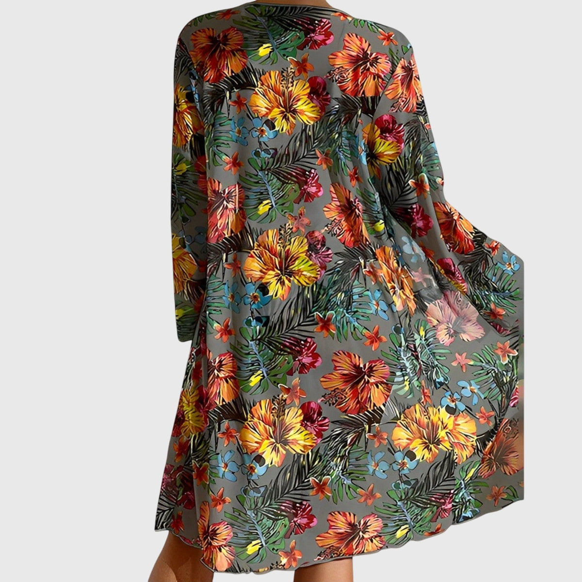 Biquíni Feminino | Estampa Tropical, Dois Volumes