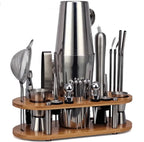 Kit de Bartender Profissional 23 Peças | Coqueteleira em Aço Inox | Hazel
