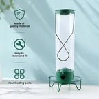 Ottavia | Comedouro para Pássaros | À Prova de Esquilos, Rotativo | Metal Resistente