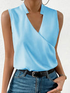 Blusa Feminina Decote V | Leve, Respirável, Estampada | Florine