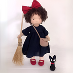 Ivy | Boneca Waldorf Artesanal Algodão Lã