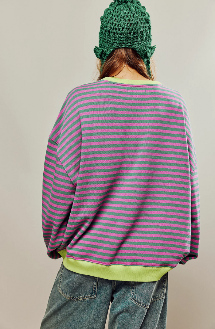 Zinnia | Camisola Oversized às Riscas