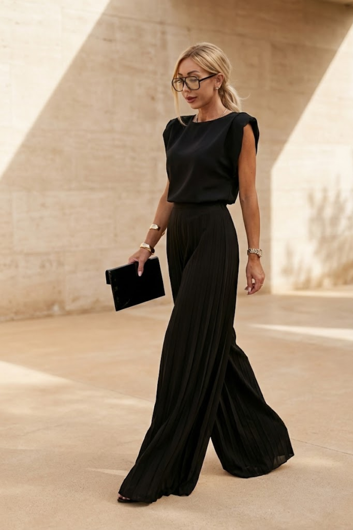 Conjunto Feminino 2 Peças Calça Wide Leg