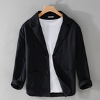 Aria | Homem Blazer Linho Pasvorm Relaxado