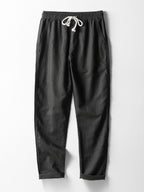 Conjunto masculino linho camisa e calça 2 peças casual