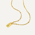 Freya | Colar com Inicial e Pedra do Mês de Nascimento