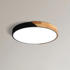 Candeeiro de Teto LED | Design Escandinavo, Madeira Natural | Dahlia