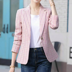 Briar | Mulher Blazer Um Botão Casual Escritório