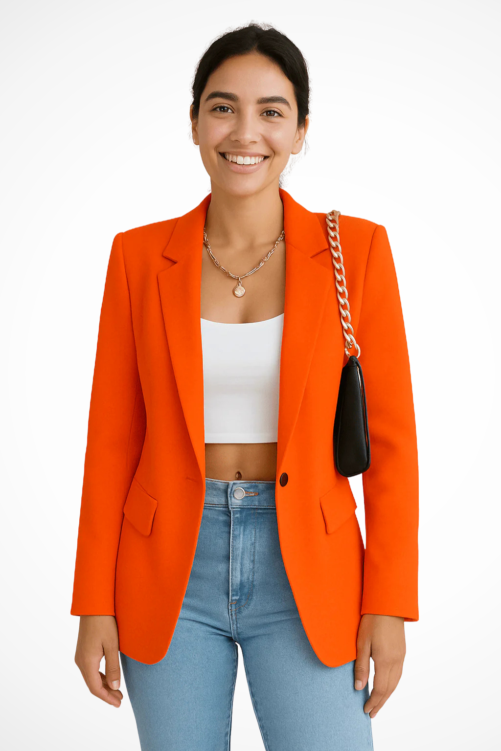 Ottoline | Blazer Feminino Estruturado Botão Único