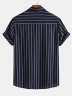 Conjunto masculino linho camisa e calça 2 peças casual