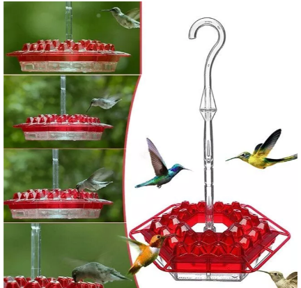 Comedouro para Beija-Flores | Antiformigas, Suspensão, 30 Portas | Nora