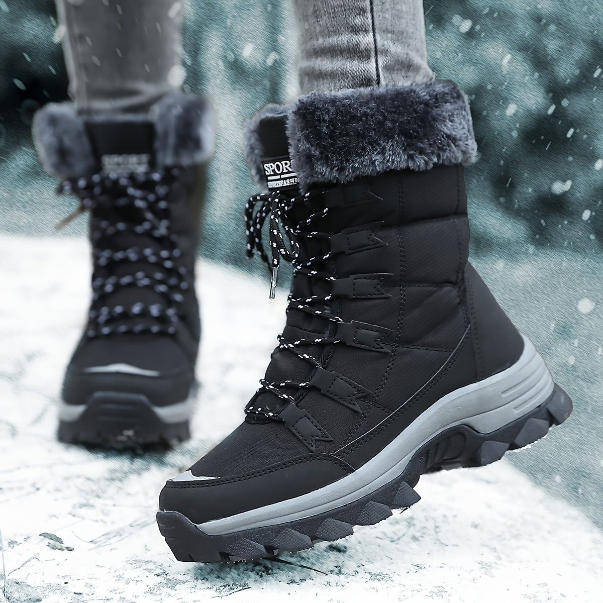 Greta | Botas de Inverno Femininas Impermeáveis Forradas