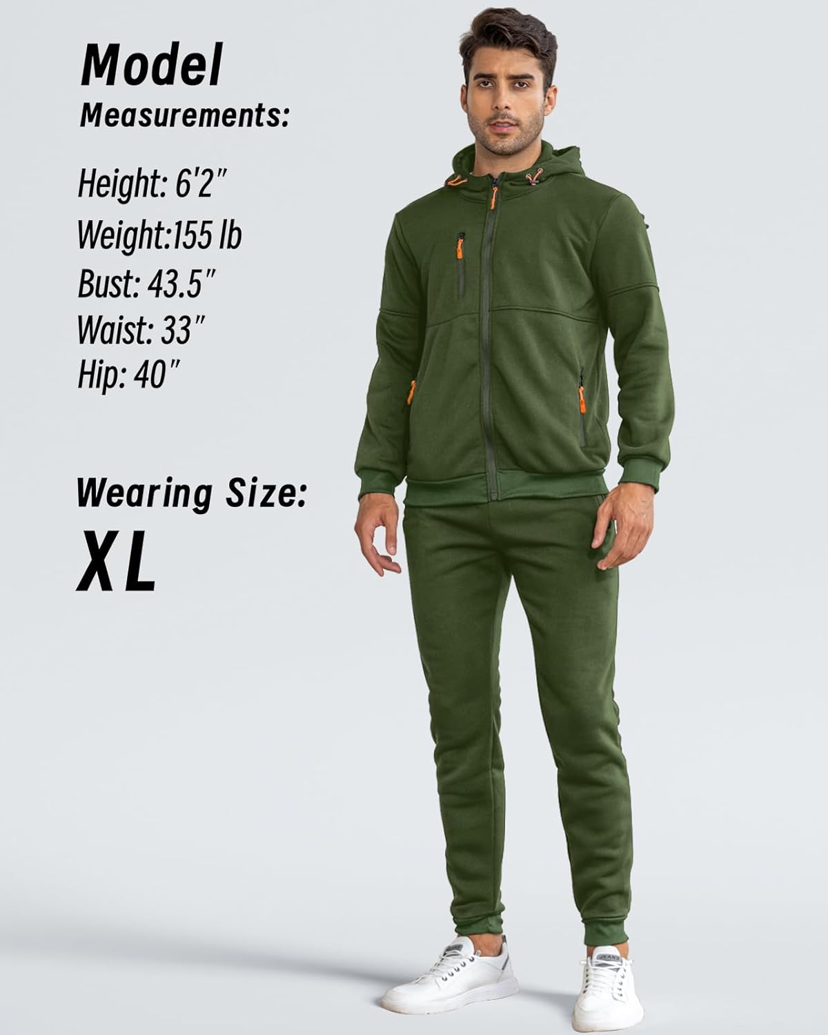 Fato de Treino Masculino | Slim-Fit, Respirável, Elástico | Iris