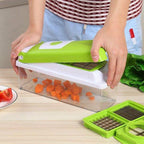 Cortador de Legumes 12 em 1 | Multifuncional, Inox | Nina