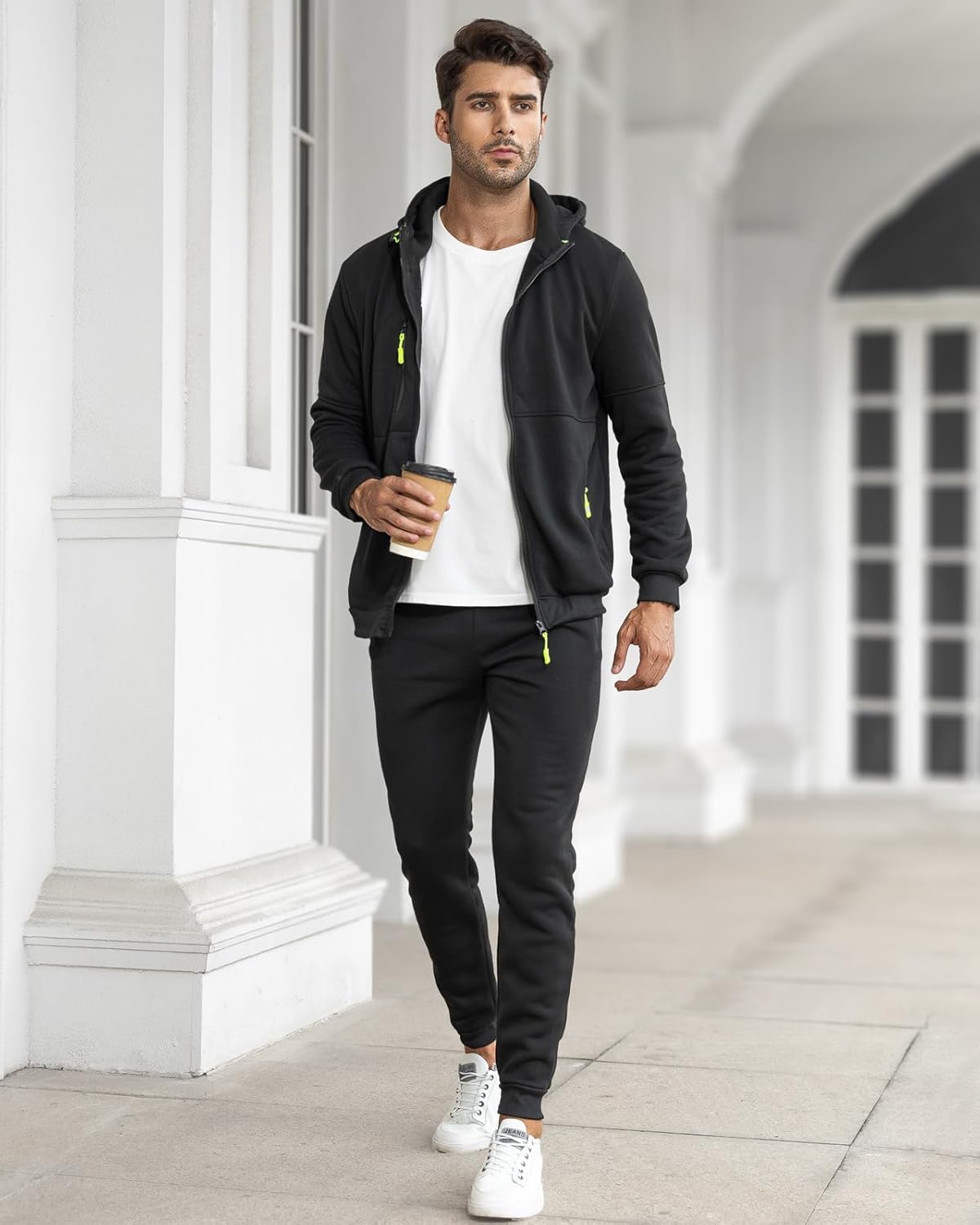 Fato de Treino Masculino | Slim-Fit, Respirável, Elástico | Iris