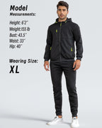 Fato de Treino Masculino | Slim-Fit, Respirável, Elástico | Iris