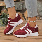 Anouk | Mulher Sneakers Plataforma Chunky Retro com Atacadores
