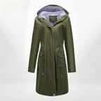 Wren | Casaco Anorak Feminino com Capuz Comprimento Médio