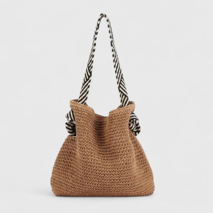 Pearl | Bolsa de Ombro Feminina Tecida Shopper
