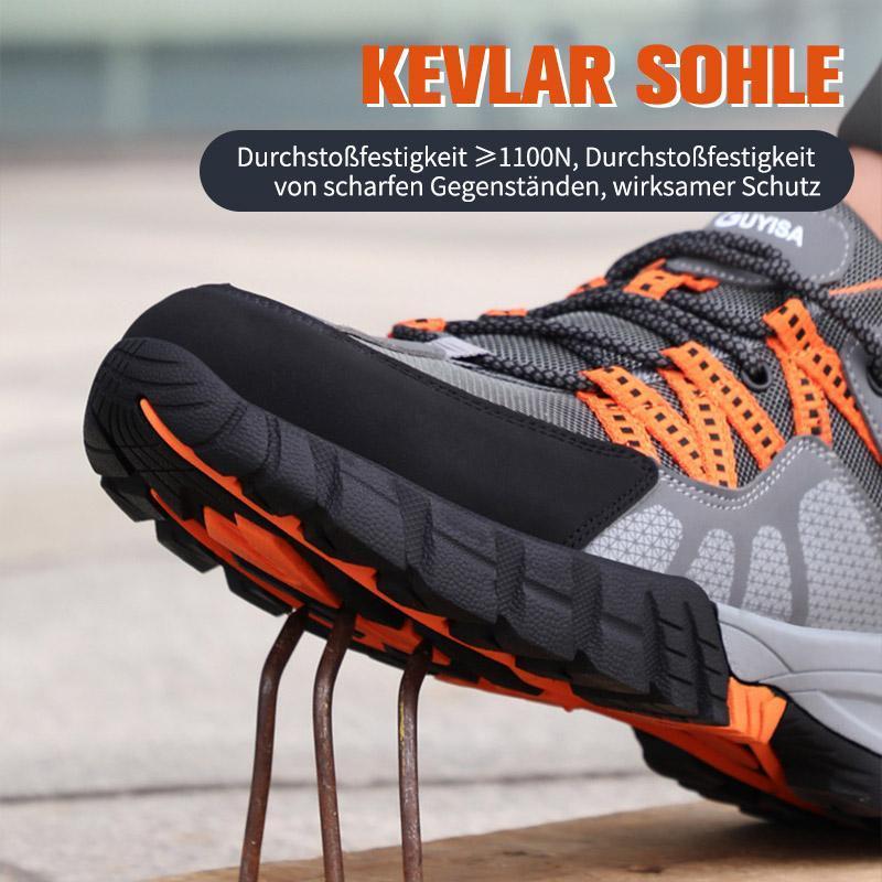 Xanthe | Sapatos de Segurança Masculinos | Biqueira de Aço, Antiderrapante | Leves e Resistentes