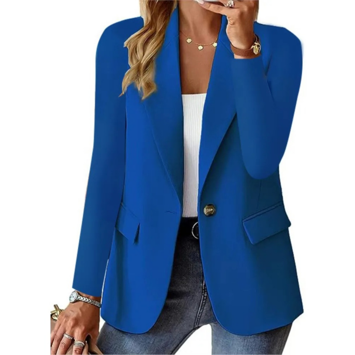 Eira | Blazer Feminino Manga Longa Casual