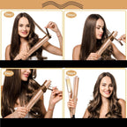 Marlow | Modelador de Cabelo 2 em 1 | Prancha e Modelador de Cachos | Aquecimento 30s, 4 Temperaturas