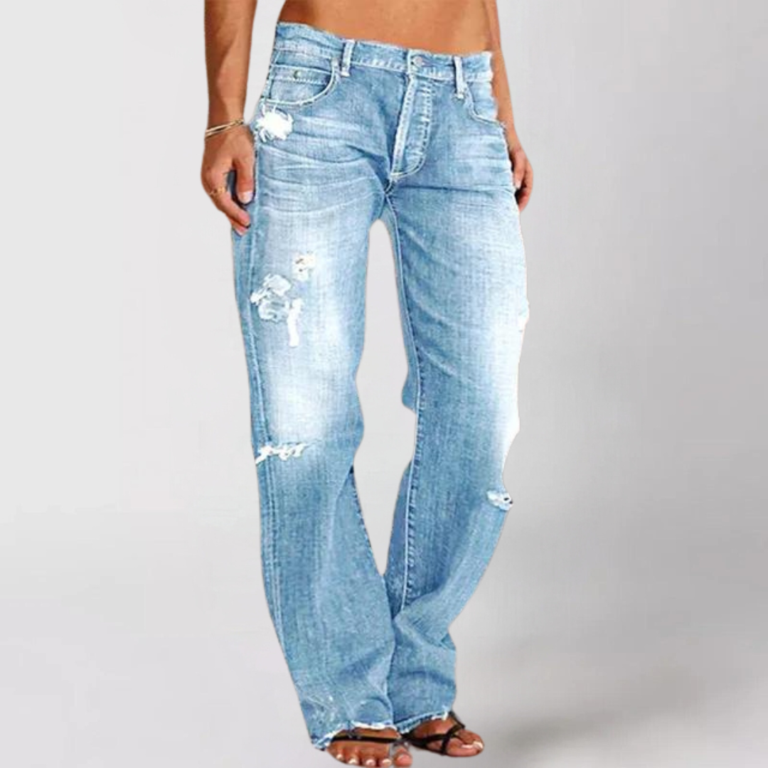 Sorrel | Calças Jeans Femininas Perna Larga Relaxed