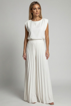 Conjunto Feminino 2 Peças Calça Wide Leg