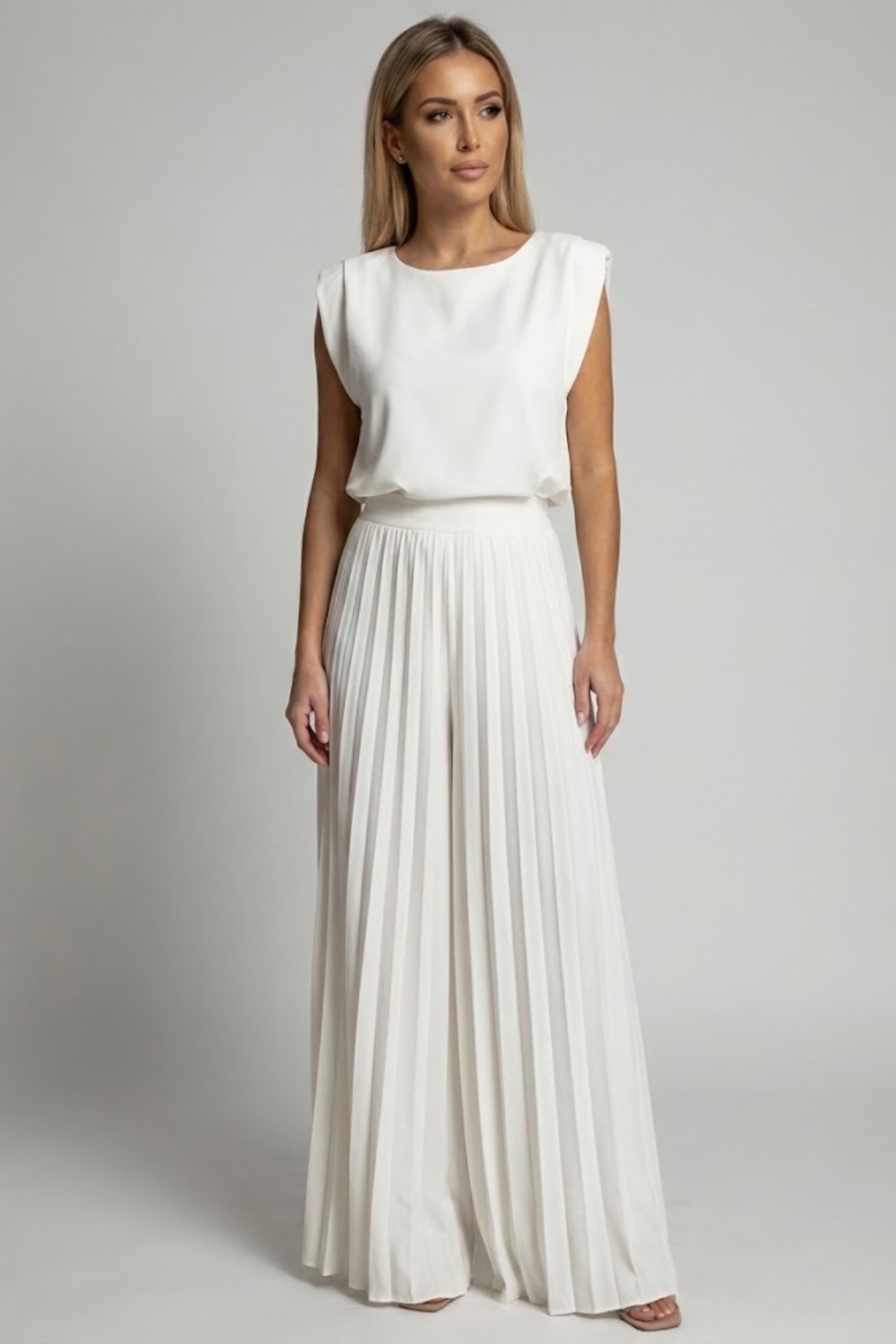 Conjunto Feminino 2 Peças Calça Wide Leg
