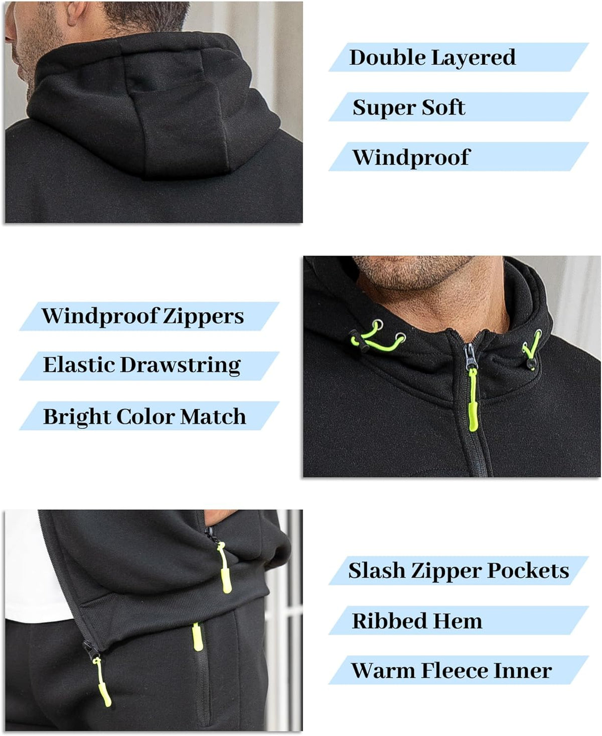Fato de Treino Masculino | Slim-Fit, Respirável, Elástico | Iris
