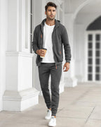 Fato de Treino Masculino | Slim-Fit, Respirável, Elástico | Iris