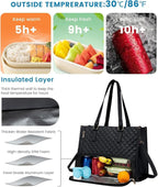 Yasmin | Mochila Térmica 2 em 1 | Lunch e Laptop | Trabalho e Viagem