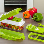 Cortador de Legumes 12 em 1 | Multifuncional, Inox | Nina