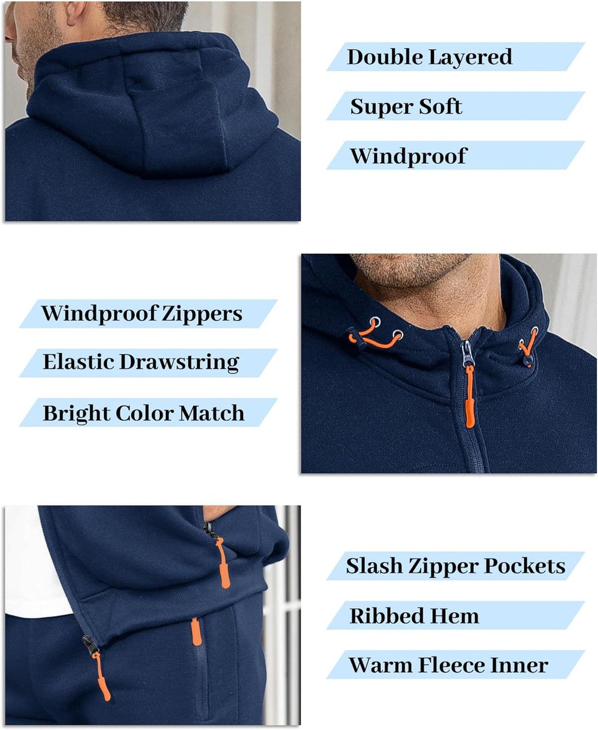 Fato de Treino Masculino | Slim-Fit, Respirável, Elástico | Iris