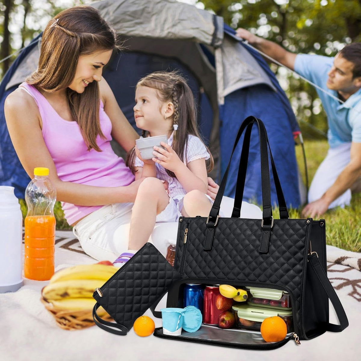 Yasmin | Mochila Térmica 2 em 1 | Lunch e Laptop | Trabalho e Viagem