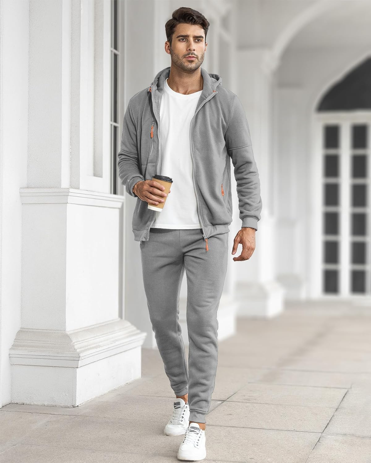 Fato de Treino Masculino | Slim-Fit, Respirável, Elástico | Iris