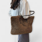 Sorrel | Bolsa de Palha Trançada Feminina Ombro
