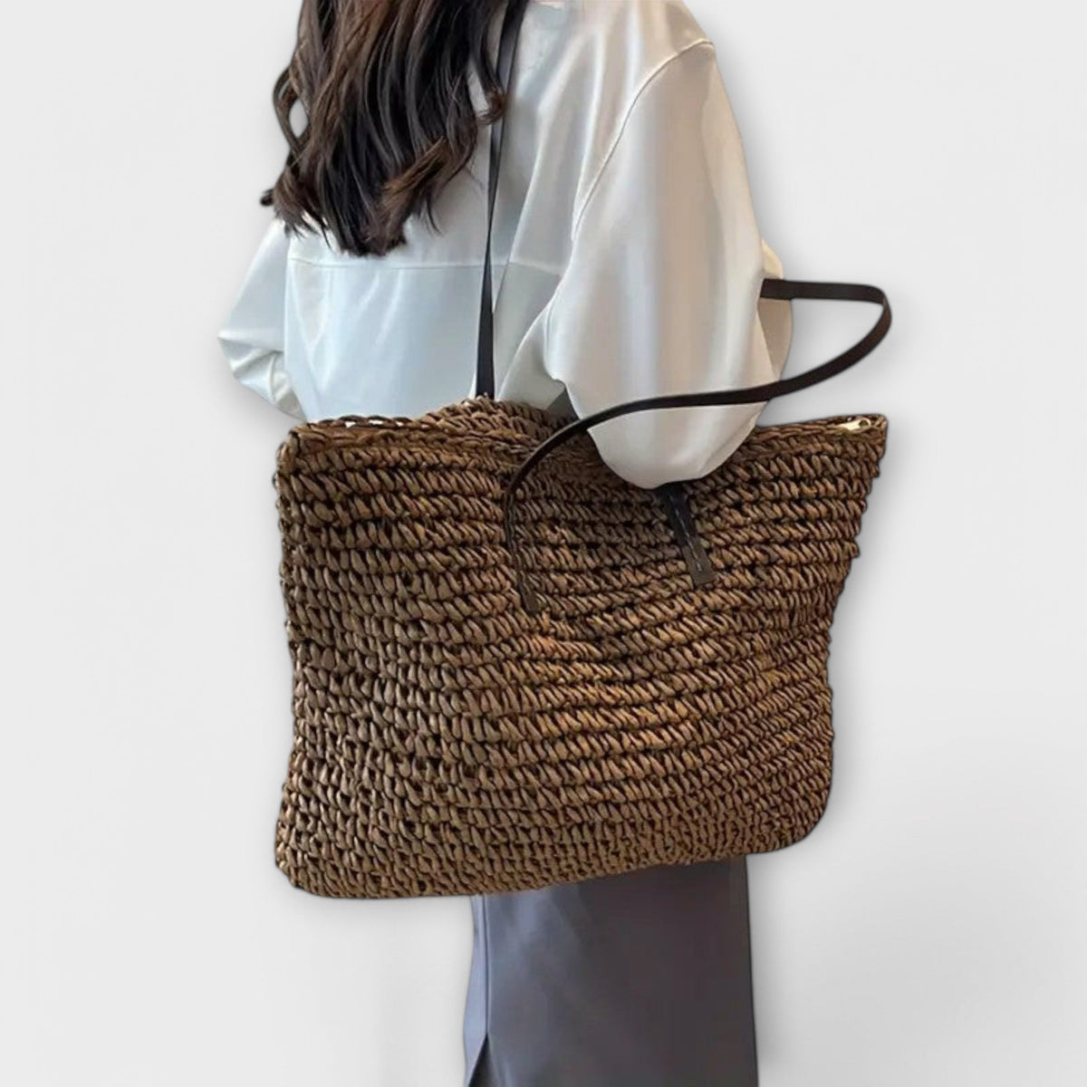 Sorrel | Bolsa de Palha Trançada Feminina Ombro