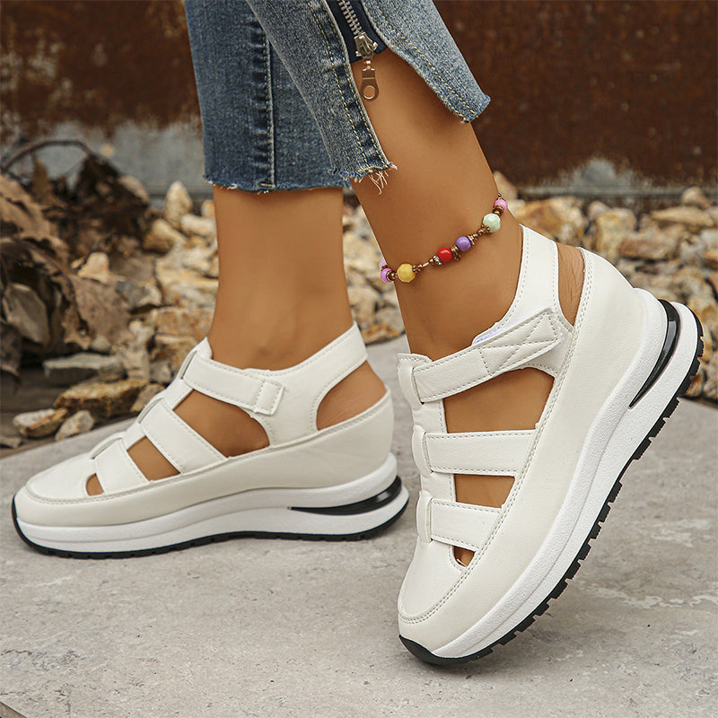 Sandálias Femininas Ortopédicas | Velcro, Conforto Premium