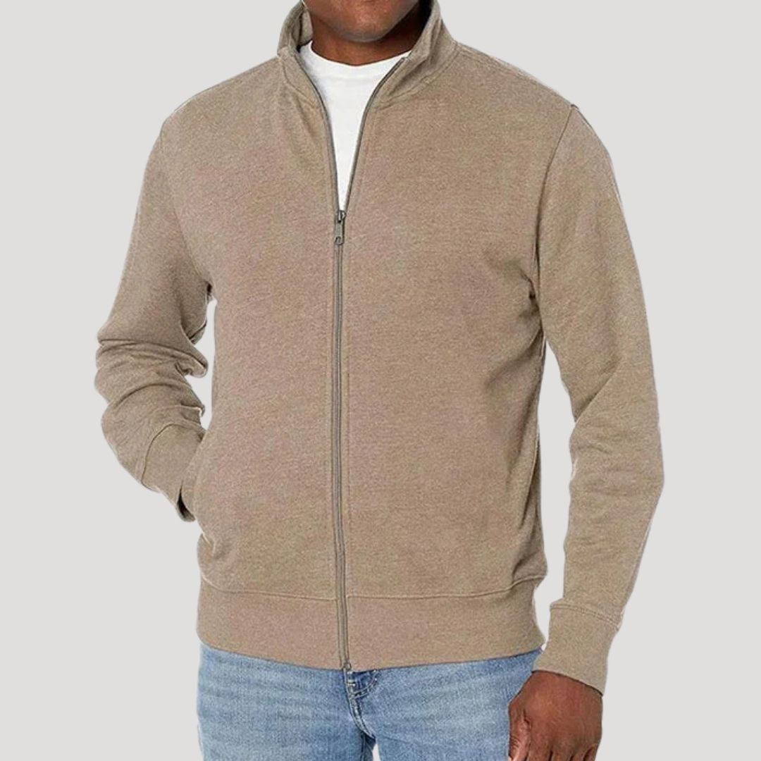 Neela | Homem Casaco Casual com Fecho de Correr