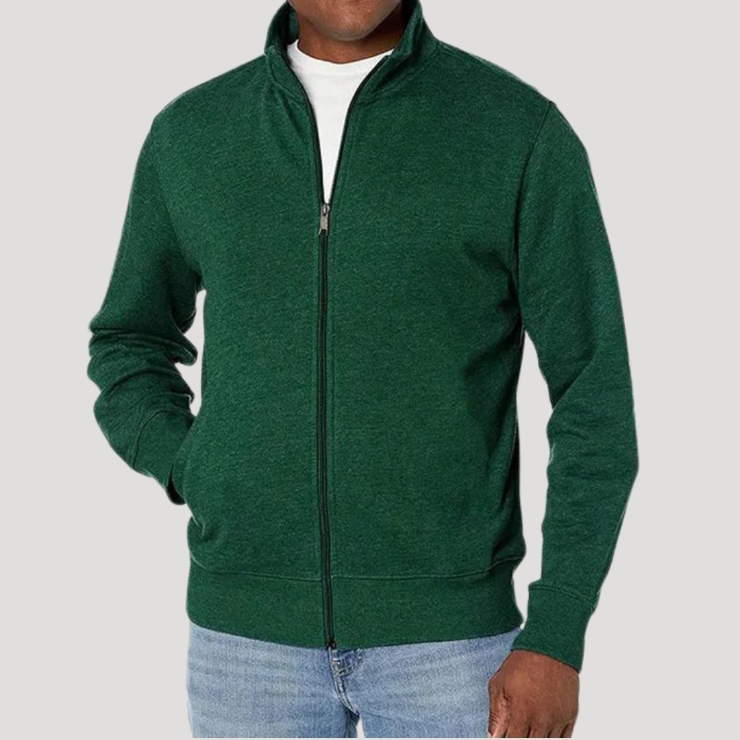 Neela | Homem Casaco Casual com Fecho de Correr