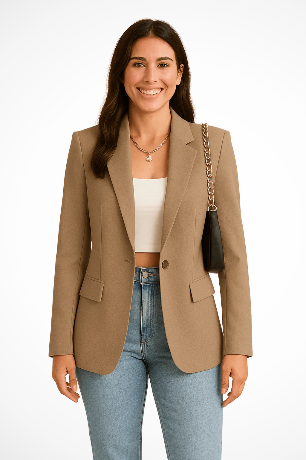 Ottoline | Blazer Feminino Estruturado Botão Único