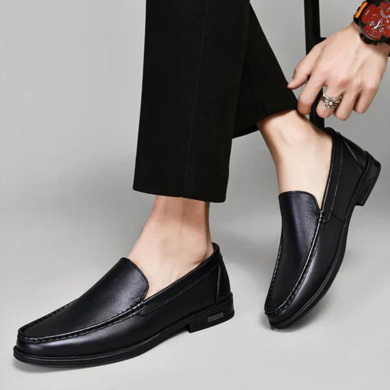 Bexcellent | Mocassins Couro Masculino Slip On