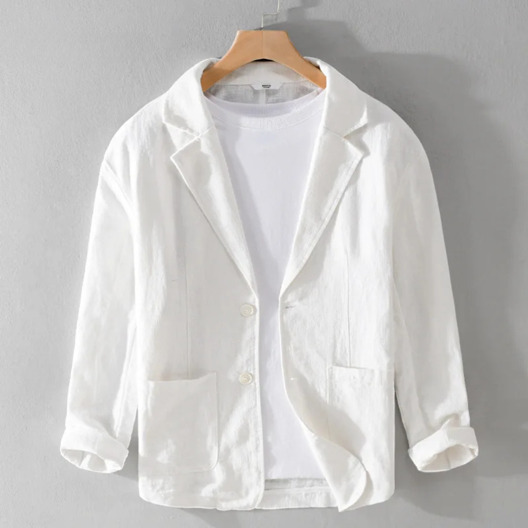 Aria | Homem Blazer Linho Pasvorm Relaxado