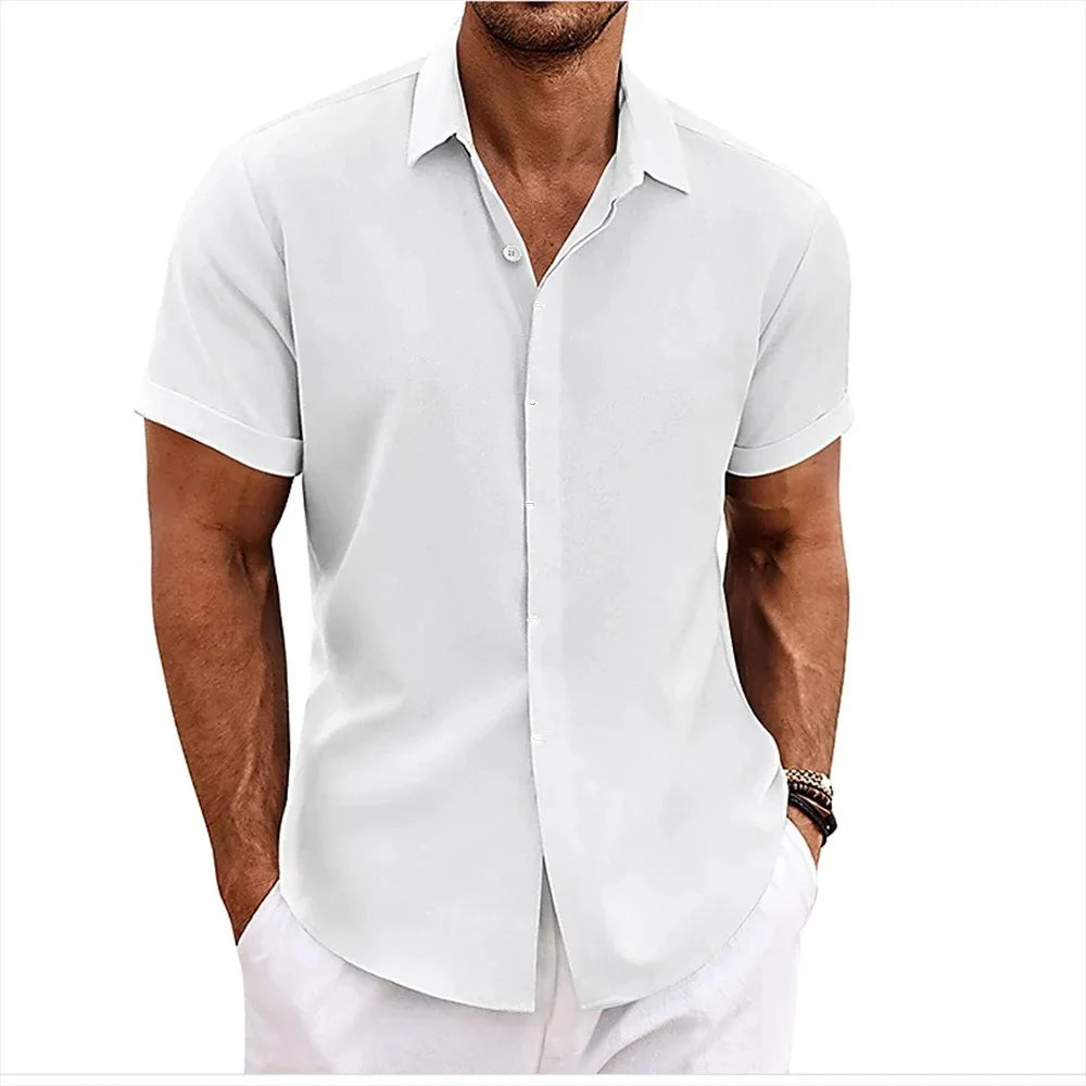 Yasmin | Camisa de Linho Masculina Regular Fit